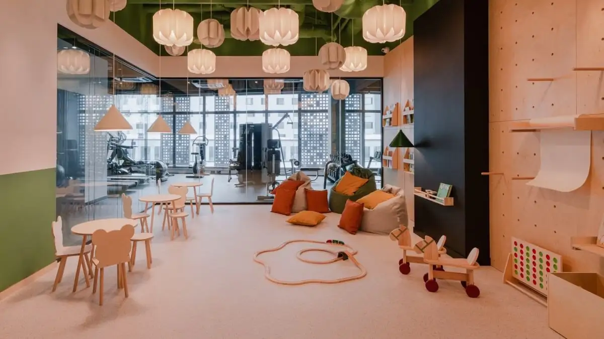 Kids’ playroom in Sokolska 30 Towers